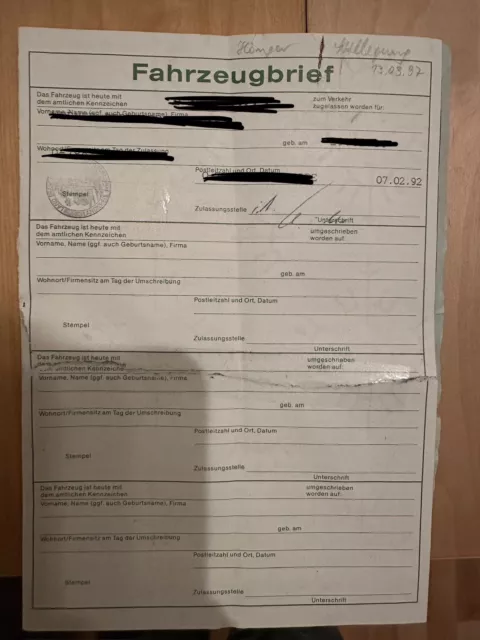 DDR Autoanhänger Offener Kasten