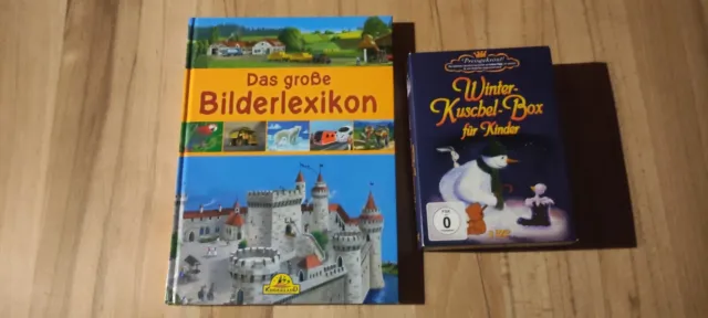 3er DVD Winterkuschelbox Kinder drei wunderschöne Winterfilme plus Bilderlexikon
