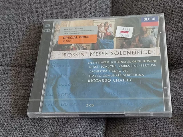 Rossini Messe Solennelle 2 CD New & Sealed Riccardo Chailly