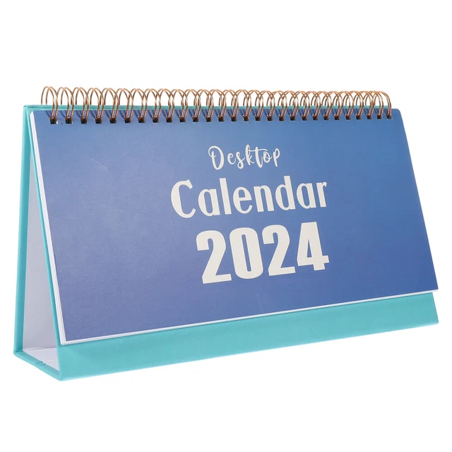 Calendriers De Table 2025/2026 - Lot 2, 10x16cm, Recto-verso | Bureau, école, Organisation, Planning - 12