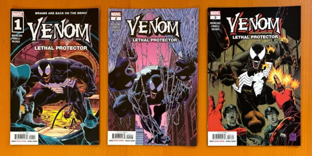 Venom Lethal Protector #1, 2 & 3 (Marvel 2022) 3 x neuwertig Comics