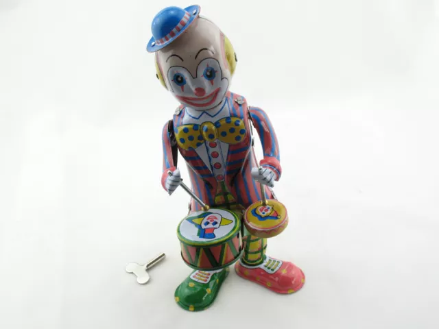 Blechspielzeug - Clown trommelnd     1150363
