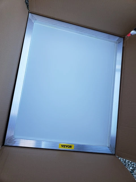 Aluminum Silk Screen Printing Screens 20 x 24 Inch Frame-110 White Mesh (6 PCS) 2