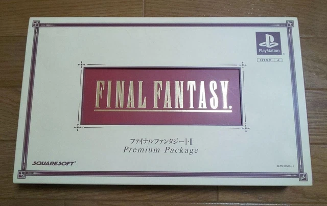 FINAL FANTASY I & II Premium Package PS1 Japan Import