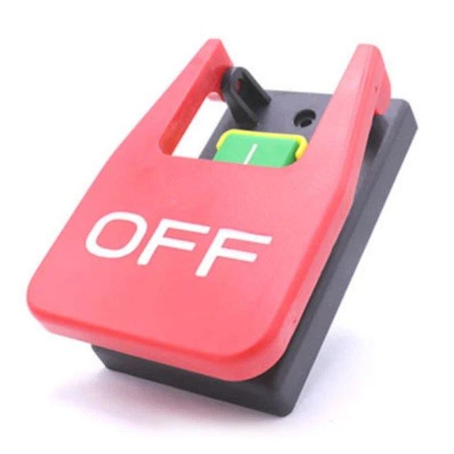 OffOn Heavy Duty E Stop Push Button Switch Red Cover 16A Voltage Protection