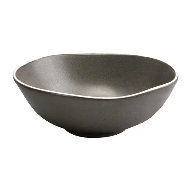 Olympia Chia Deep Bowls Charcoal 210mm (Pack of 6) PAS-DR816