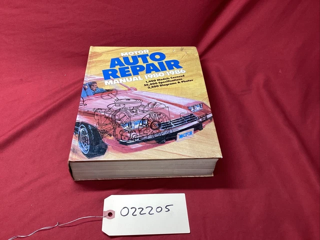 1980-1986 Motor's Auto Repair Manual (1985, 49Th Edition)