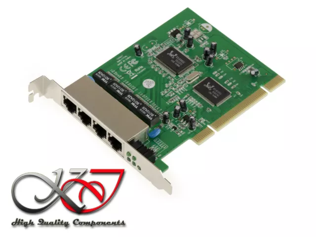 Carte Switch PCI LAN 10 100 Réseau Ethernet 4 ports - REALTEK RTL8111C