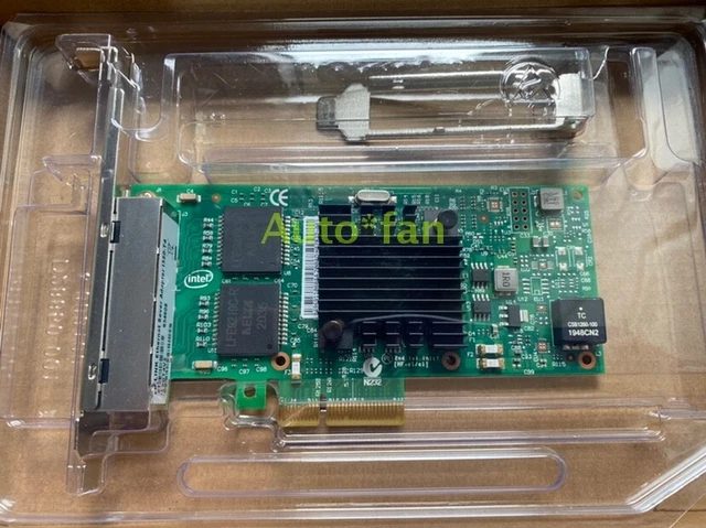 I350AM4 CHIP PCI-E X4 Gigabit four-port server network card I350-T4 £ ...