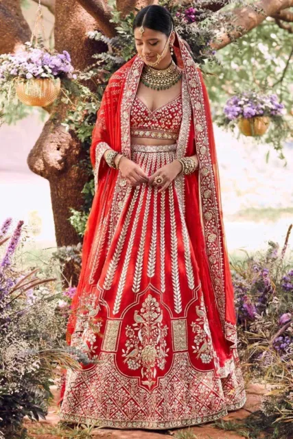 Bridal Indian Lehenga Designer Wedding Choli Party Wear Traditional Design Women