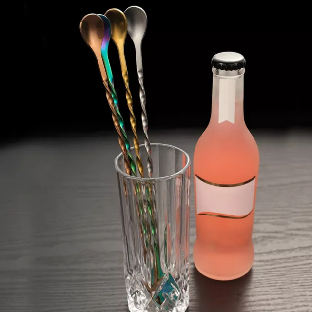 Cocktail Stirrer Exquisite Multipurpose Spiral Design Whisky Stirrer Lightweight