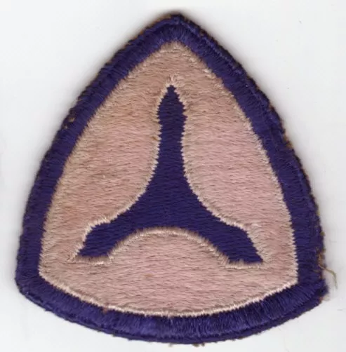 U.S.  US Forces military 3rd Army Service Command shoulder flash badge patch WW2