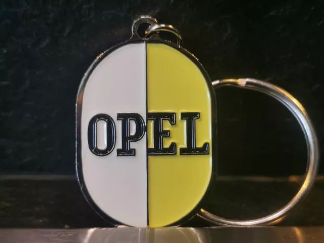 * RETRO OPEL Schlüsselanhänger Keychain  Anhänger im Vintage Repro Design *