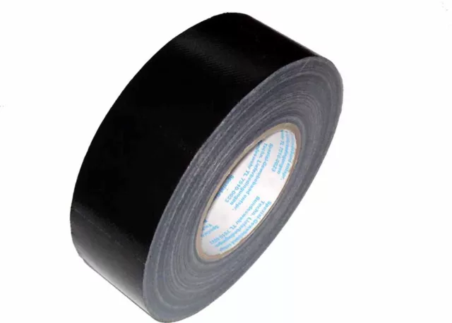 Original Bundeswehr Panzerband 50mm x50m schwarz Panzertape Gewebeband Klebeband