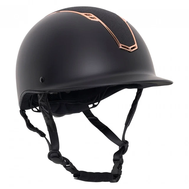 Damen Reithelm Reitkappe IRHOlania Imperial Riding black matt rosé Größenauswahl