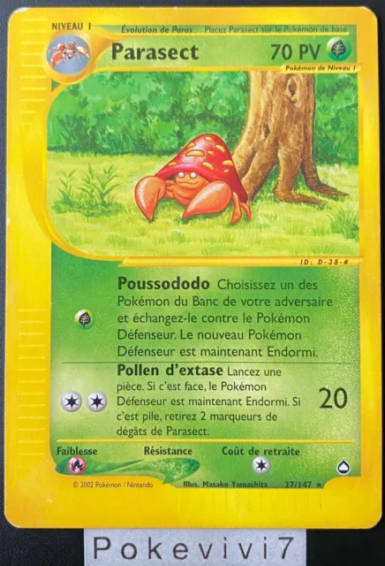 Carte Pokémon PARASECT 27/147 Rare AQUAPOLIS Wizards FR