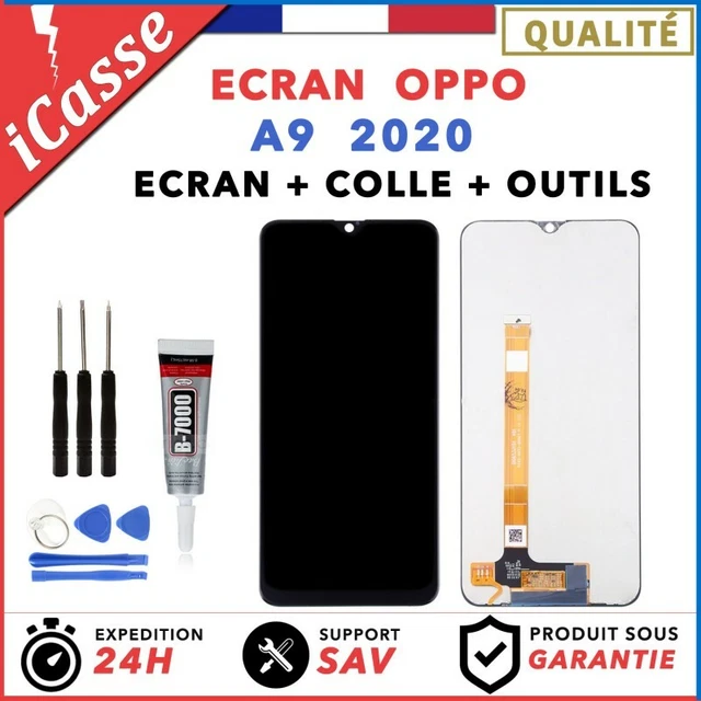 ECRAN LCD pour OPPO A9 2020 + VITRE TACTILE + OUTILS + COLLE