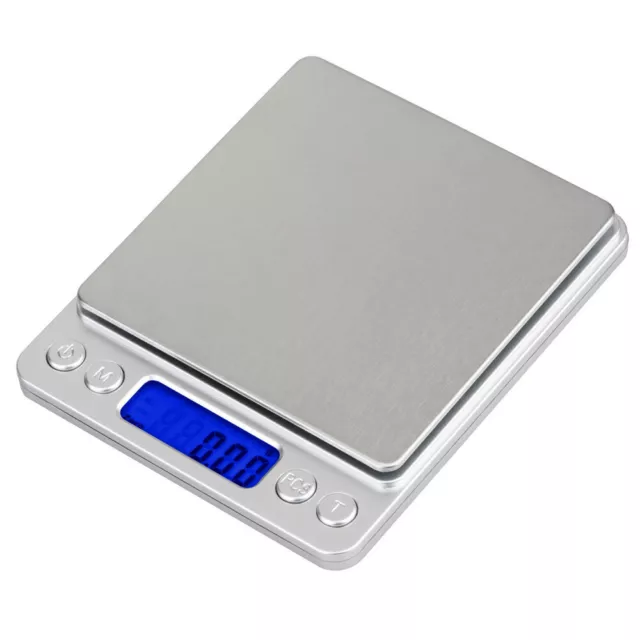 BILANCIA CUCINA ELETTRONICA BILANCINO DI PRECISIONE DIGITALE LCD PESA 0.1g 2kg