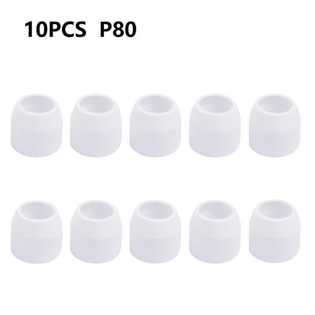 10 pz P80 torcia al plasma taglio ugello ceramica targa tazza for 80A