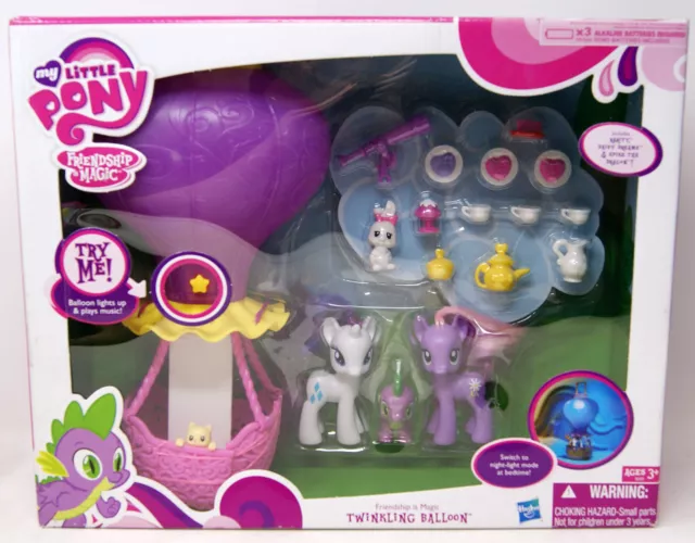 My Little Pony - Twinkling Balloon Playset - Leuchtender Ballon - mit 3 Figuren