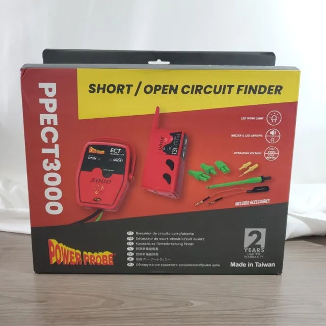 Power Probe Intelligent Short / Open Circuit Finder PPECT3000 ECT3000 NEW NIB