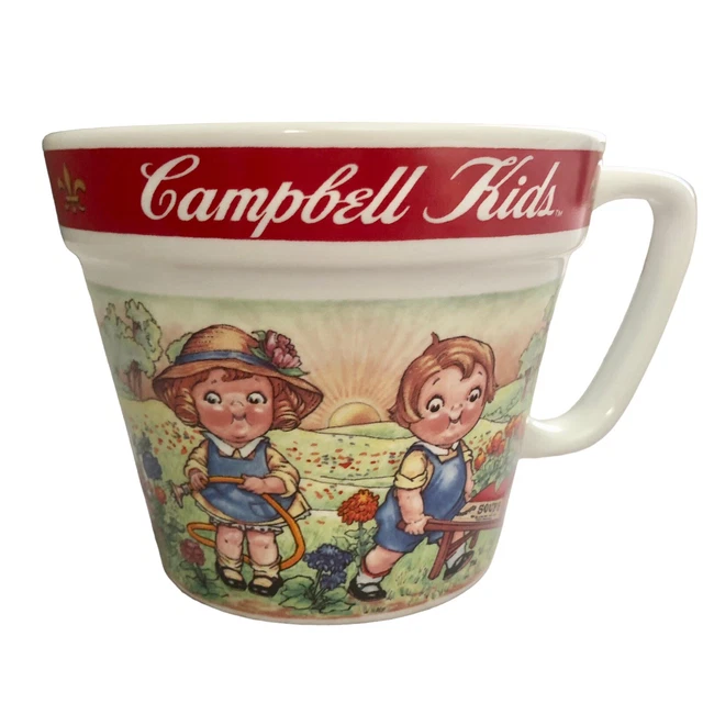 CAMPBELL'S KIDS SOUP Mug Cup Flower Pot Design 1998 Westwood Gardening
