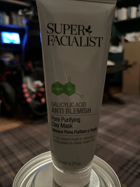 Super Facialist - Acido Salicilico Purificante Pori Antimacchia (Maschera Argilla - 125ml)