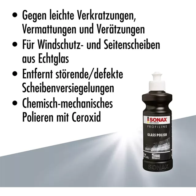 Glaspolitur Sonax Profiline Verre Polish 250 ML 2