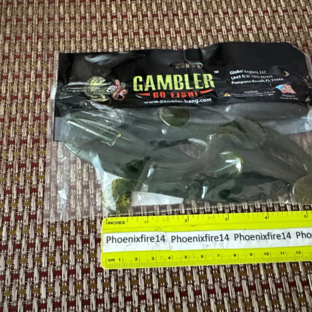 GAMBLER BIG GZ Segmented Paddle Tail Swimbaits 6 1/2 or 8 inch Swimbait  $10.49 - PicClick