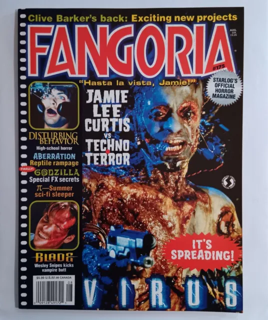 FANGORIA, Horror Magazine 175, Blade, Virus, Godzilla Special Effects Secrets