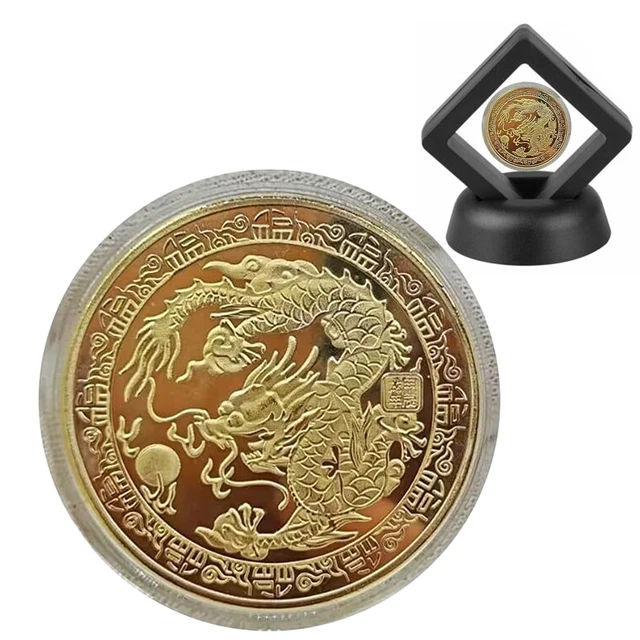 CHINESE ZODIAC YEAR of The Dragon 2024 Commemorative Coin in Capsule