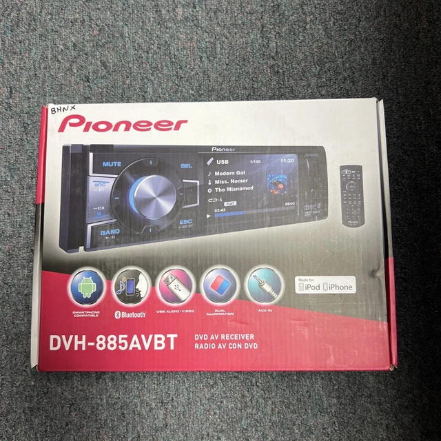 PIONEER DVH885AVBT DVD Head Unit With BuiltIn Bluetooth Technology
