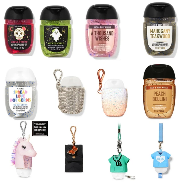 BATH & BODY Works 29ml Travel size PocketBac Hand Sanitiser Gel Mini
