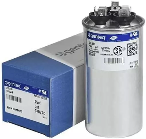 Genteq c3455r Round Capacitor 45 5 uf MFD 97F9895 Z97F995 97F9895BZ3 2...