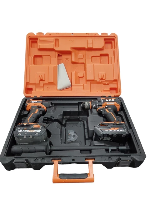 AEG LATEST SPECIAL 18V 2 Piece Brushless Motor Compact Drill Combo