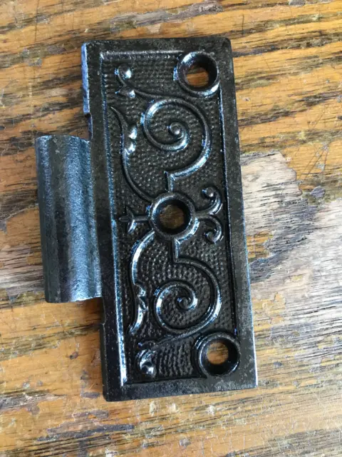 Antique Cast Iron Hinge - Right Half Only - 3½" x 3½"