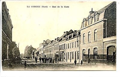 CP 59 NORD - La Gorgue - Rue de la Gare