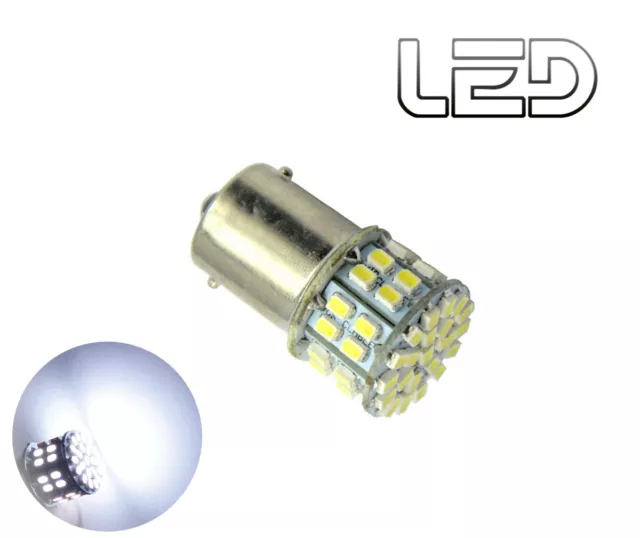 1 Ampoule P21W BA15s 50 LED Blanc Roulage Feux de jour Diurne Veilleuses Recul