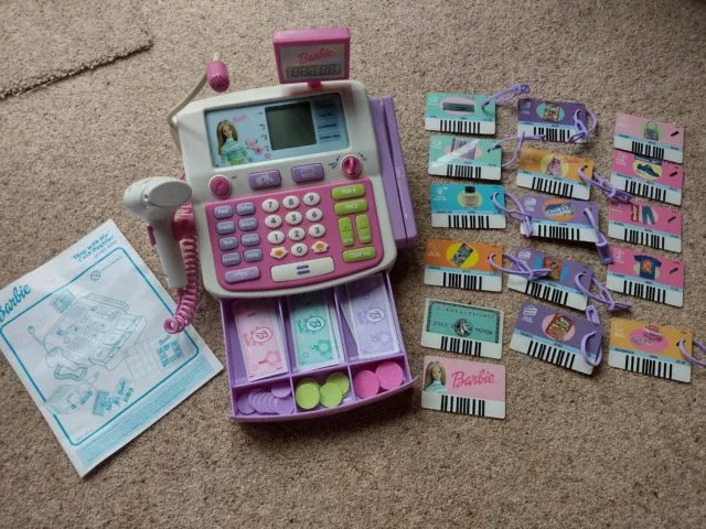SHOP WITH ME Barbie cash register Mattel 1999 66.00 PicClick UK