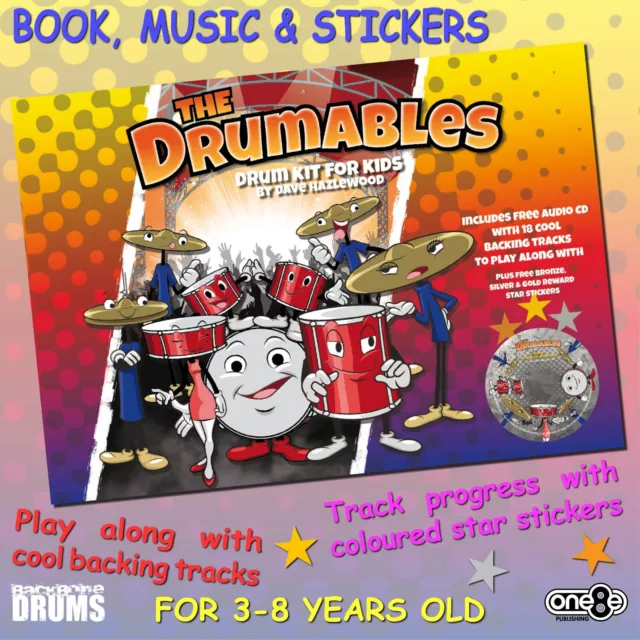 The Drumables - Drum Kit For Kids - Learn how to play drums - Beginner book!