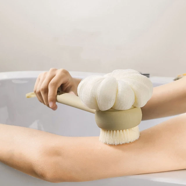 Spazzola bagno porta portatile manico lungo manico lungo la spazzola