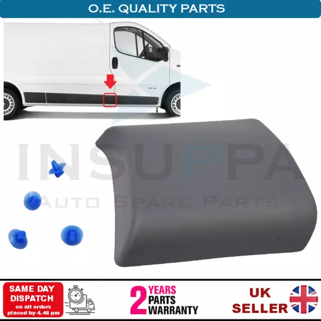 Side Door Pillar Moulding Trim Right For Vauxhall Opel Vivaro A MK1 2001-2014