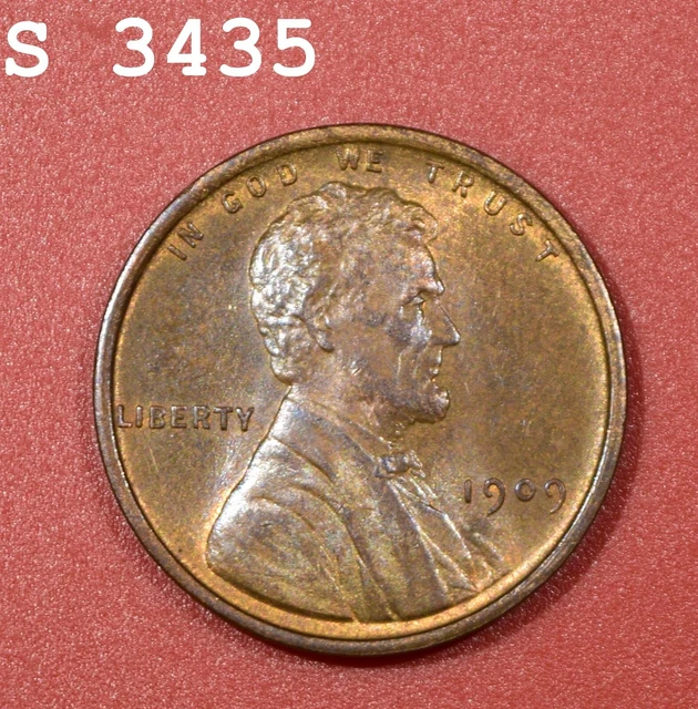 1909 Lincoln Wheat Cent "CH BU RB" *Free S/H After 1st Item*