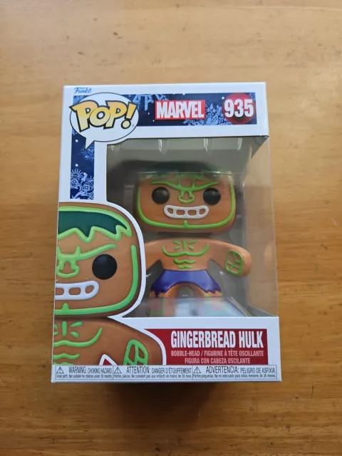 Gingerbread Hulk (935): Holiday: Marvel Funko Pop Vinyl Collectable Figure