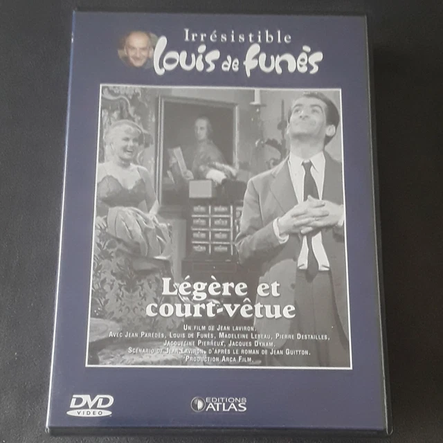 LEGERE ET COURT-VETUE * DE FUNES * PAREDES * MADELEINE LEBEAU  *  DVD Comme neuf