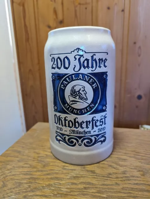 Oktoberfest Bierkrug 200 Jahre Oktoberfest Paulaner München 1810-2010