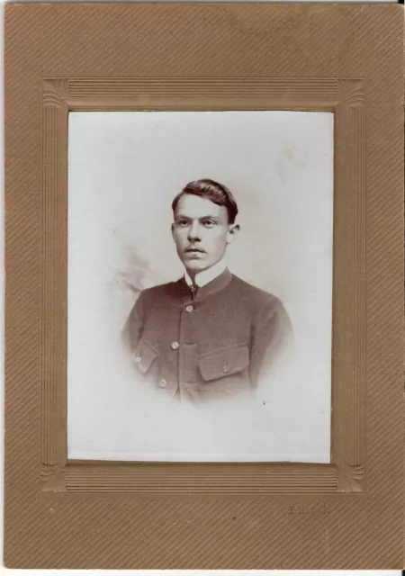 Großes CAB photo Feiner Herr / Jäger mit Widmung - Krems / Weisses Kreuz 1917