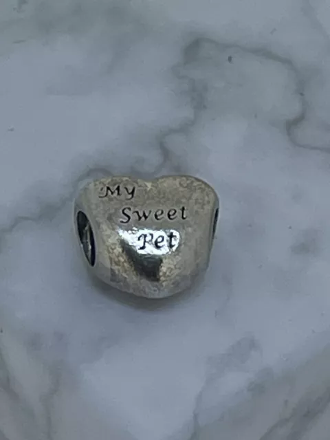 Authentic Pandora Sterling Silver MY SWEET PET Charm #791262 925 Ale 3