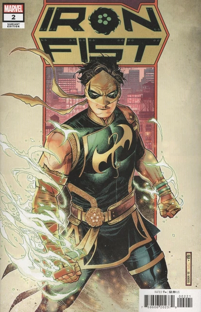 Iron Fist #2 Cheung Variant Vf/Nm Marvel Hohc 2022