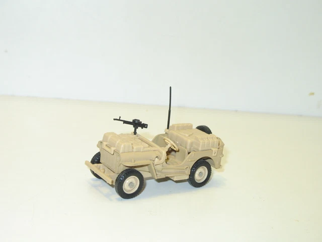 SOLIDO MILITAIRE n°256 + 213 - JEEP WILLYS + REMORQUE - 1/43 PARFAIT ETAT